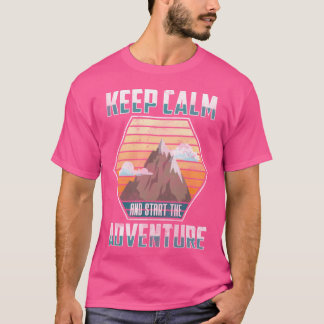 Mountaineering Hiking Rock Climbing Mountains frie T-Shirt