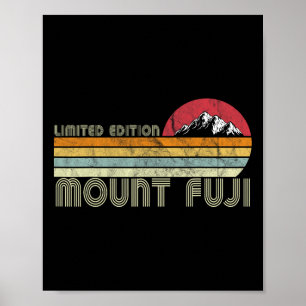 Mountaineering Mountain Climbing Mount Fuji Campin Poster