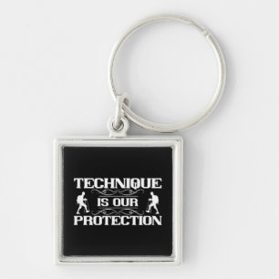 Mountaineering -Technique Is Protection Key Ring