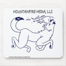 MountainFire Media Logo Design on a