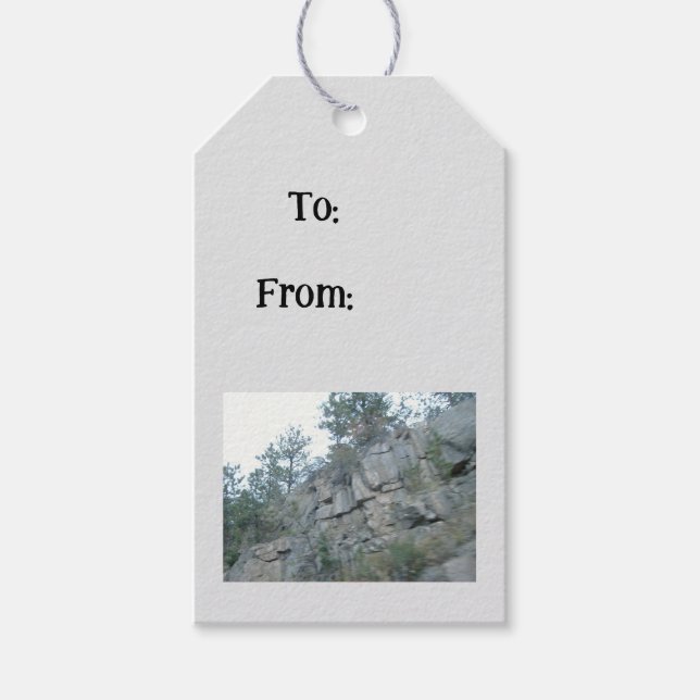 Mountainous Gift Tags (Front)