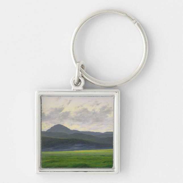 Mountainous landscape key ring (Front)