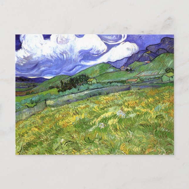 Mountainous Landscape, Van Gogh Fine Art Postcard (Front)