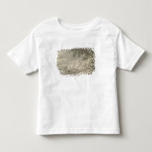 Mountainous Landscape with a Hiker Toddler T-Shirt