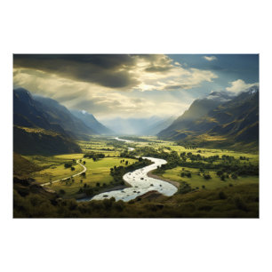 Mountainous Serenity Photo Print