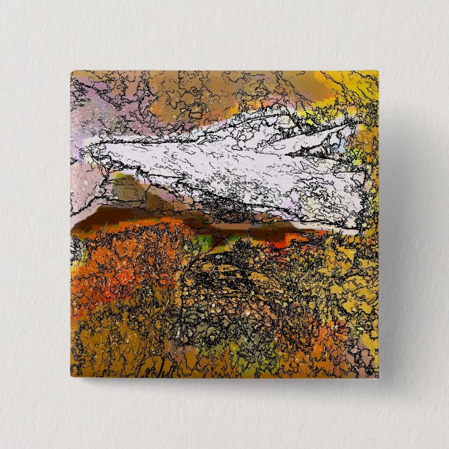 MOUNTAINS 15 CM SQUARE BADGE (Front)