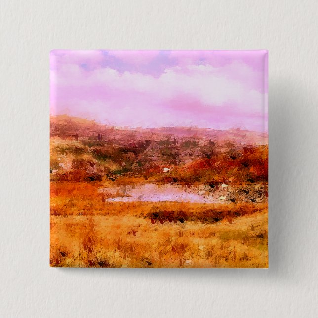 MOUNTAINS 15 CM SQUARE BADGE (Front)