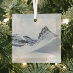 Mountains   Achensee Zillertal, Austria Glass Tree Decoration