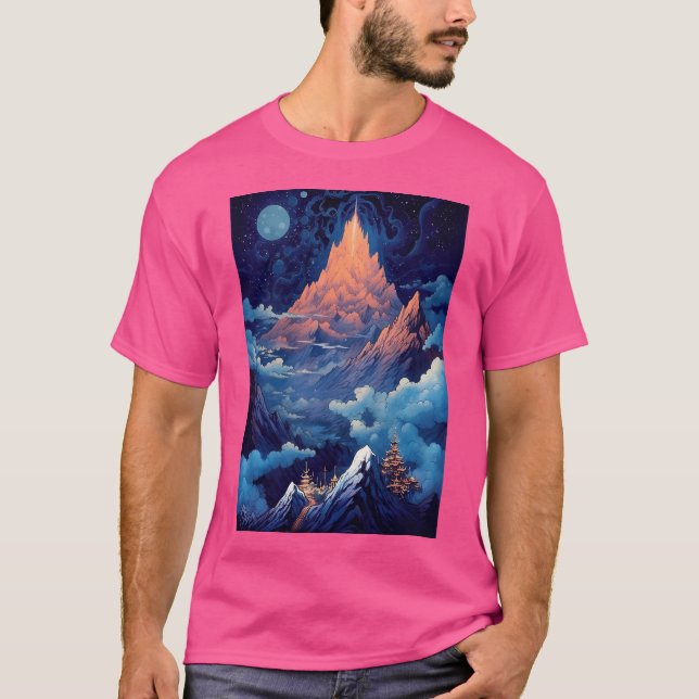 Mountains Active T-Shirt (Front)