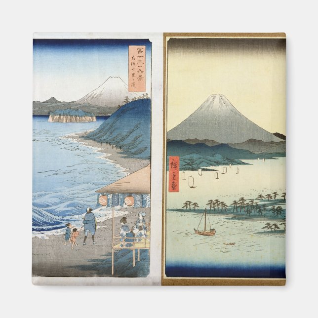 Mountains and coastline magnet (Front)