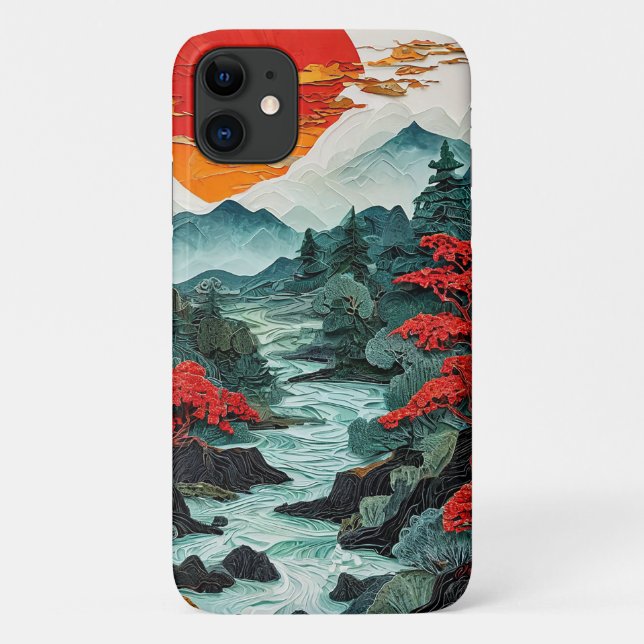 Mountains and forest Case-Mate iPhone case (Back)