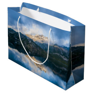 Mountains and Lake Scenic Nature Photo Large Gift Bag
