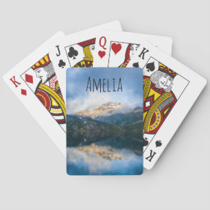 Mountains and Lake Scenic Nature Photo Playing Cards