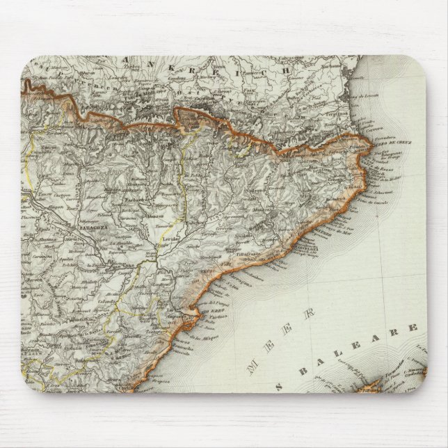 Mountains and Rivers of Canary Islands Mouse Pad (Front)