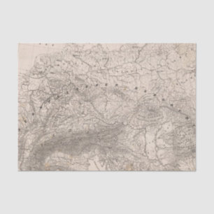 Mountains and Rivers of Europe Tissue Paper