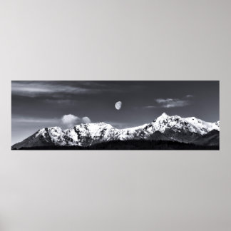 mountains and the moon poster