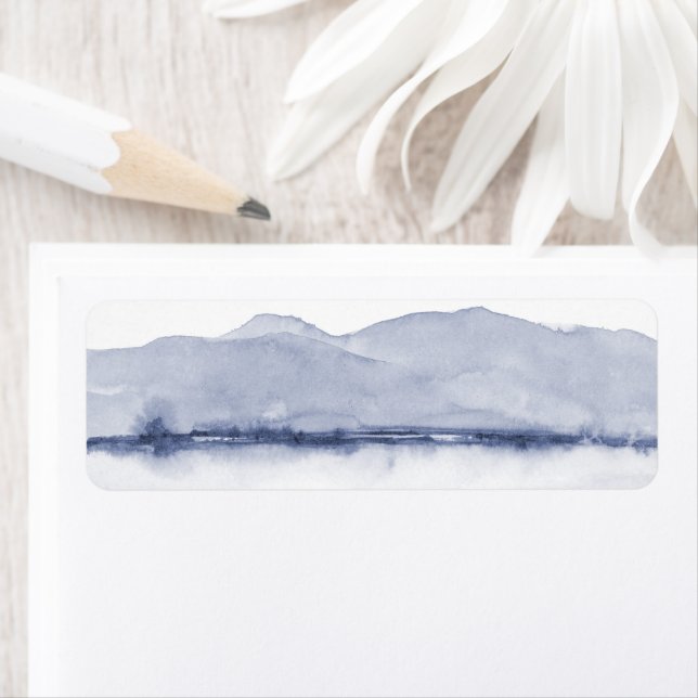 Mountains and Water Blush and Grey Abstract (Insitu)