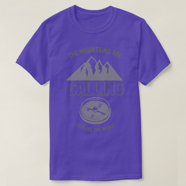 Mountains Are Calling 2 T-Shirt (Design Front)