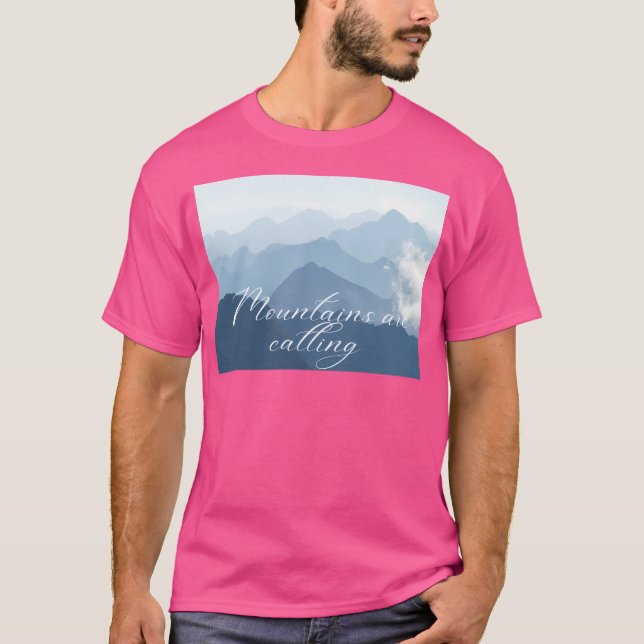 Mountains Are Calling  Active T-Shirt (Front)