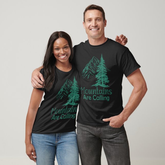 Mountains Are Calling, Adventure T-Shirt (Unisex)