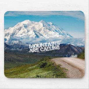 mountains are calling by storeman mouse pad