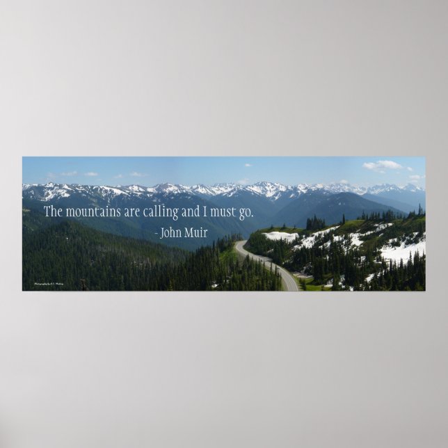Mountains are Calling Poster (Front)