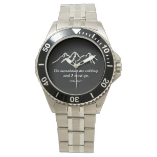 Mountains are calling Snowy Mountain Design Watch
