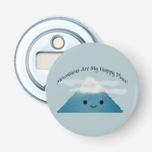 Mountains are My Happy Place Bottle Opener