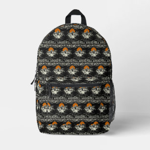 Mountains Aren't Funny They're Hill Areas Printed Backpack
