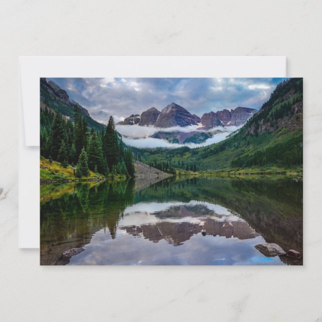 Mountains | Aspen Colorado Thank You Card (Front)