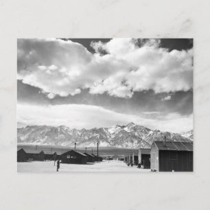Mountains at Manzanar, 1943 Postcard