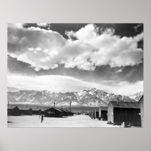 Mountains at Manzanar: 1943 Poster