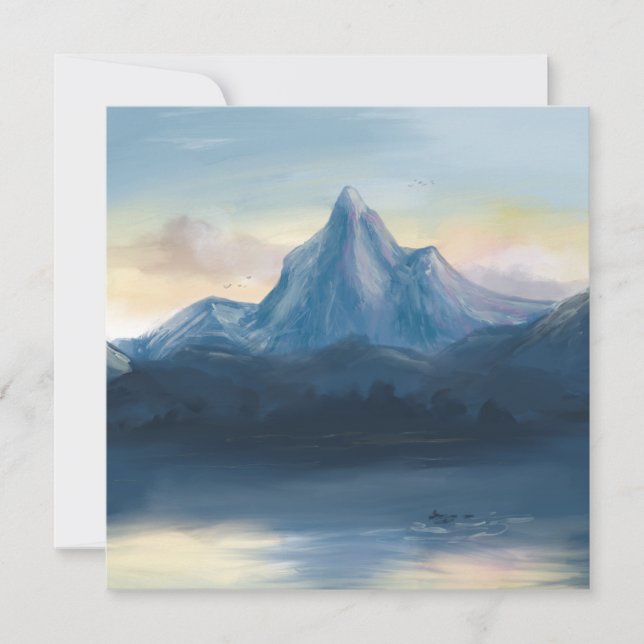 Mountains at Sunset (Front)