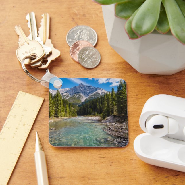 Mountains | Banff National Park, Canadian Rockies Key Ring (Desk)