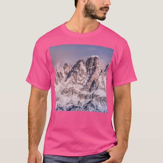 Mountains Baseball  Sleeve T-Shirt (Front)
