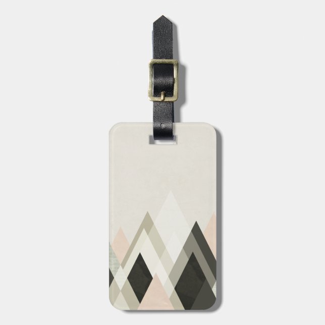 Mountains Beyond Mountains III Luggage Tag (Front Vertical)