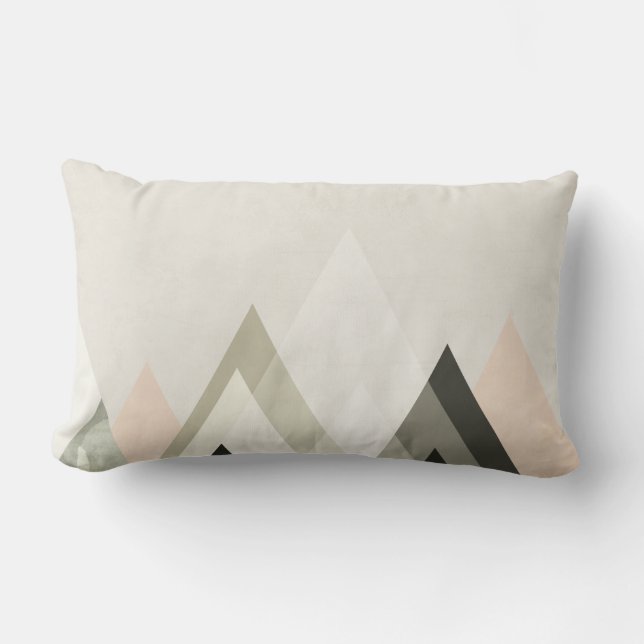 Mountains Beyond Mountains III Lumbar Cushion (Front)