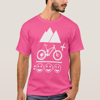 Mountains Biking Lover Mountains  Bike  Happiness  T-Shirt