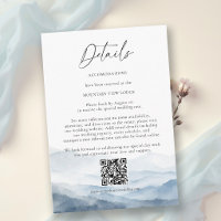 Mountains Blue Ridge Misty Modern Wedding Details