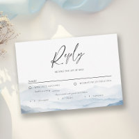 Mountains Blue Ridge Misty Modern Wedding Meal