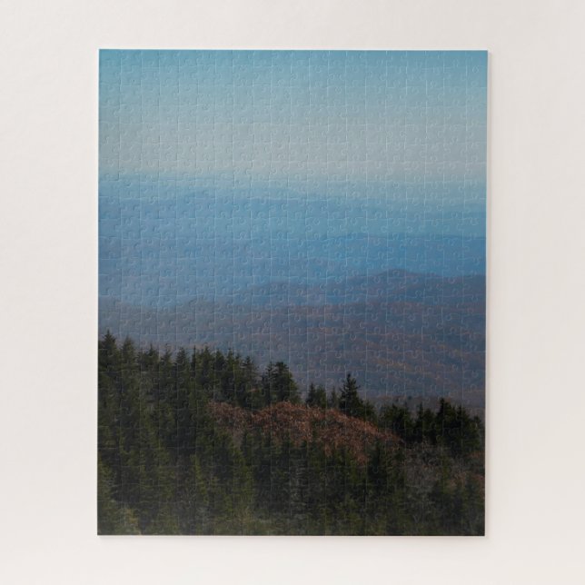 Mountains Blue Ridge North Carolina Scenic View Jigsaw Puzzle (Vertical)