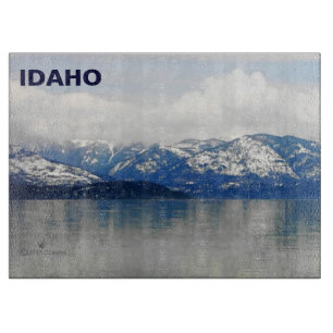 Mountains By The Lake Cutting Board