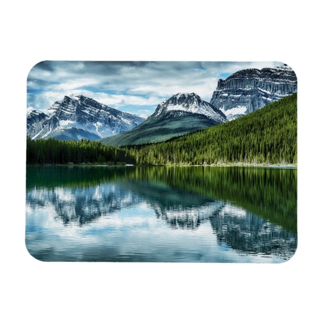 Mountains | Canadian Rockies, Alberta Canada Magnet (Horizontal)