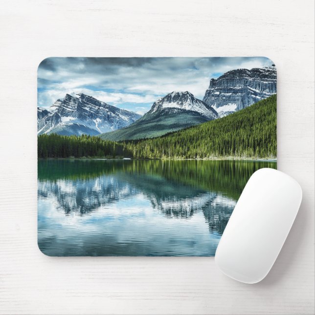 Mountains | Canadian Rockies, Alberta Canada Mouse Pad (With Mouse)