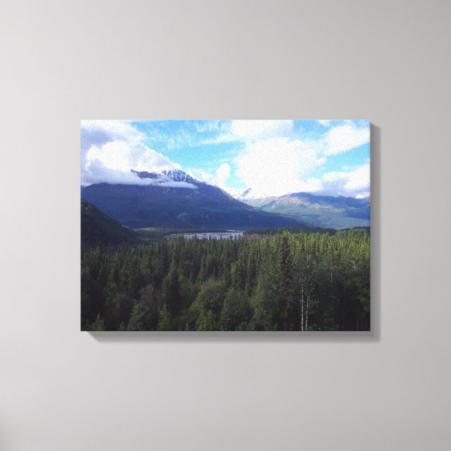 Mountains Canvas Print (Front)
