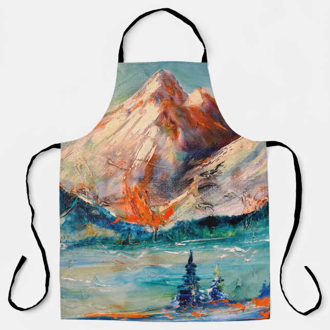 Mountains, Canyon. Mountain peak, ridge, a mountai Apron (Front)