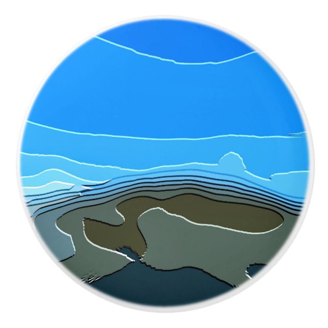 MOUNTAINS CERAMIC KNOB (Front)