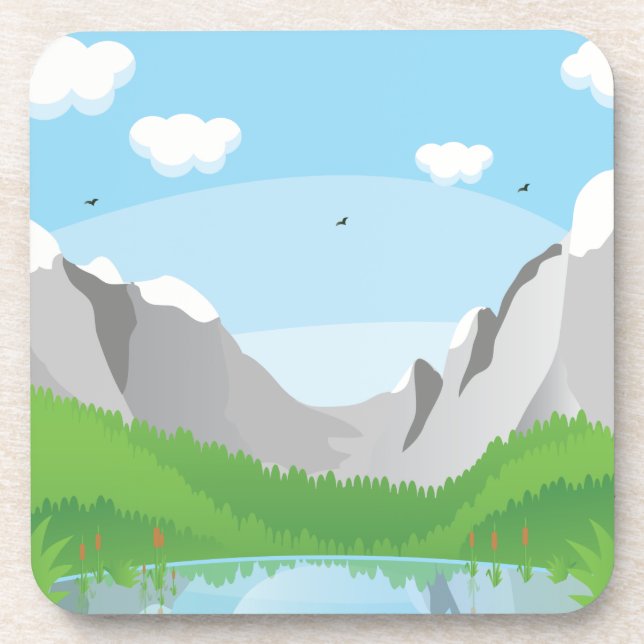 Mountains Coaster (Front)