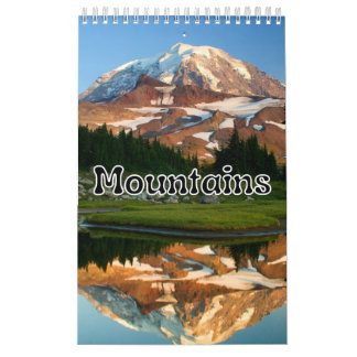 Mountains Collection Wall Calendar