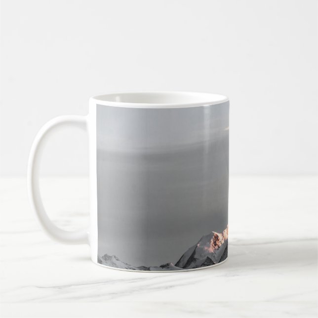 MOUNTAINS COVERED WITH SNOW COFFEE MUG (Left)